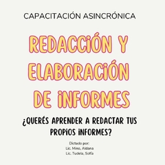 Redacción y elaboración de informes psicopedagógicos