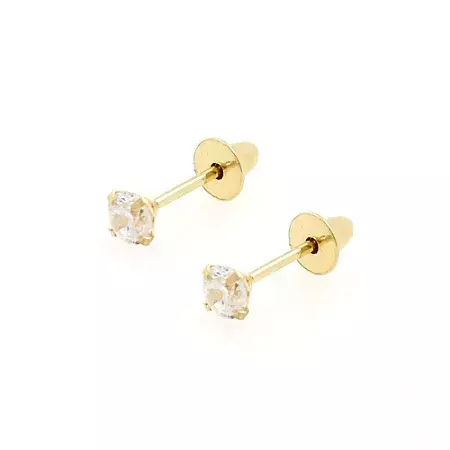 BRINCO INFANTIL BABY PONTO DE LUZ ouro 18k