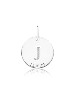 Colar personalizado inicial + data PRATA 925 LEGITÍMA - comprar online
