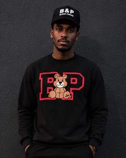 Moletom BP Bear Preto