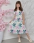 Imagem do Vestido Floral Verde com Lilás