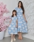 Vestido Azul floral