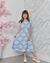 Vestido Azul floral - comprar online
