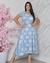 Imagem do Vestido Azul floral