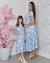 Vestido Azul floral na internet