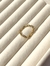 Anel corrente dourado