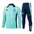 Conjunto de treino masculino Manchester United 25/26, importmanto, Champions League, Roupa de Frio, Kit Treino Manchester United, Adidas, uniforme de treino azul Manchester United, roupas esportivas Adidas, conjunto de treino para torcedores do Manchester