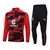 Conjunto de treino AC Milan 24/25 masculino, importmanto, Roupa de Frio, Kit Treino Milan, Champions League, Treino Emerson Royal Milan, FootBall, Conjunto Puma AC Milan vermelho e preto, Roupa de treino AC Milan para homens, Conjunto esportivo AC Milan 2