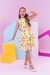 Vestido Amarelo Estampado - Ref 311 - comprar online