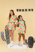Conjunto Short Saia Estampado - Ref 858