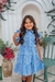 Vestido Infantil Azul - Ref 878 - comprar online