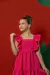 Vestido Infantil Pink em Linho - Ref 562 na internet