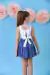 Conjunto em Linho Azul / Off - Ref 648 - comprar online