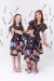 Vestido Preto Estampado - Ref 496