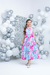 Vestido Infantil Longo Estampado - Ref 602 - comprar online