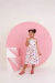 Vestido Infantil Branco Estampado - Ref 447 - comprar online