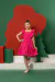 Vestido Infantil Pink em Linho - Ref 562