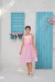 Vestido Infantil Midi Rosa - Ref 590