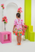 Vestido Infantil Rosa com Bolsa - Ref 884 - comprar online