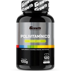 ￼Polivitamínico Mastigável Growth (120 Comprimidos) - Growth Supplements