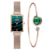 Relógio Esmeralda Feminino + Pulseira GRÁTIS - comprar online