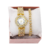 Relógio Britânico De Luxo Diamante + Pulseira De Encanto - comprar online
