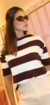 BLUSA LISTRAS MANGA CURTA