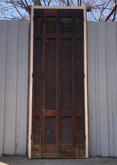 Imagen de Puerta De Madera Cedro Con Celosías Cod.11632