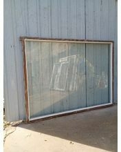 Paño fijo de madera con vidrio 12707