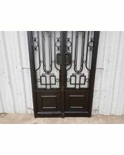 Puerta antigua de hierro forjado art 12740 - comprar online