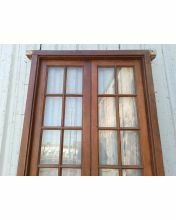 Imagen de Antigua puerta de madera cedro con marco 12754