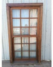 Antigua ventana de madera cedro guillotina 12765 - tienda online