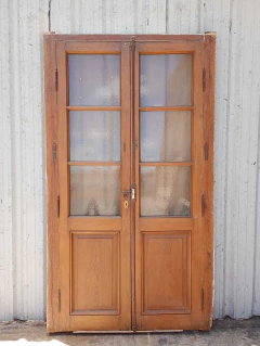Imagen de Puerta Balcón de Madera Antigua Cod.13234