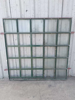 Imagen de Dos Antiguas Ventanas Paños Fijos De Hierro Cod.13312