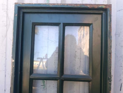 Antigua ventana de madera cedro cod.13516 - Aberturas Recicladas