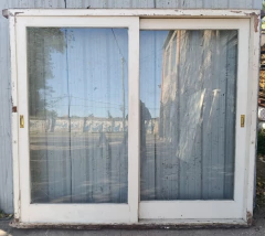 Imagen de Antigua Puerta corrediza De Madera Cedro Cod.13541