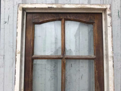 Ventana antigua de madera cedro Cod.13637 - Aberturas Recicladas