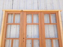Portada Griega De Madera Cedro Cod.13651 - Aberturas Recicladas