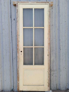 Imagen de Cinco puertas de madera cedro con marco Cod.13665