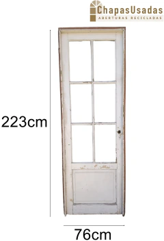 Dos Puertas Antiguas De Madera Cedro Cod.13676