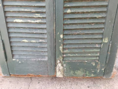 Imagen de Puerta de madera cedro con celosías Cod.13712