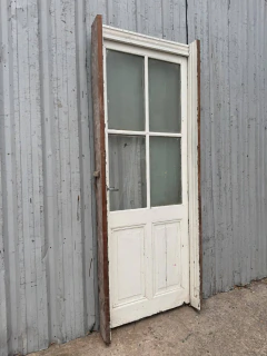 Antigua puerta de madera cedro crucero Cod.13723 - tienda online