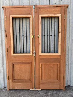 Puerta Frente Madera Antigua Cedro Cod.13762 - Aberturas Recicladas