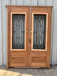 Imagen de Puerta Frente Madera Antigua Cedro Cod.13766