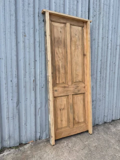 Dos Puertas Tablero De Madera Antigua Cod.13797 - tienda online