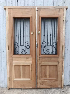 Imagen de Puerta Frente Madera Antigua Cedro Cod.13944