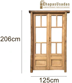 Puerta de madera antigua Cod.13946