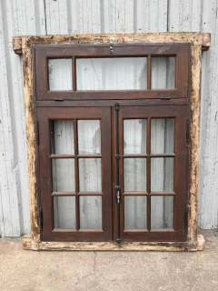 Ventana De Madera Cedro Con Celosías Cod.14020 - comprar online