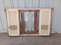 Imagen de Ventanas Madera Cedro Con Celosias Cod.12805 Chapasusadas