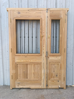 Puerta Frente Madera Antigua Pinotea Cod.12139 Chapasusadas